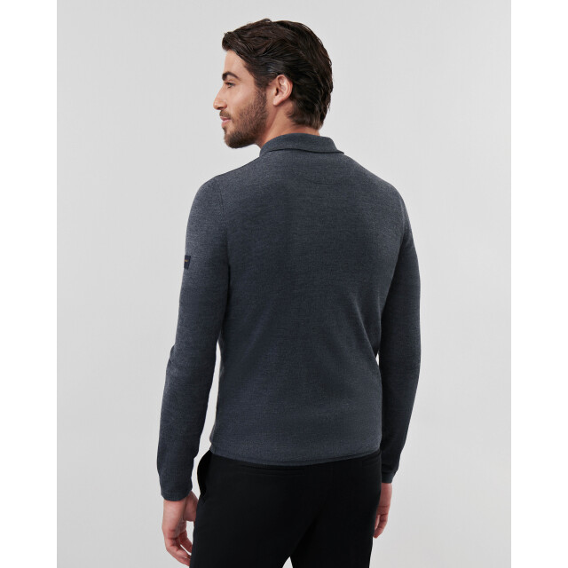 Cavallaro Cavallaro zip polo long sleeve 106562-001-L large