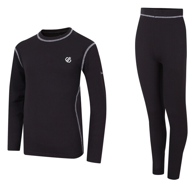 Dare2b Kinders/kids pow ii effen base layer set UTRG11298_black large
