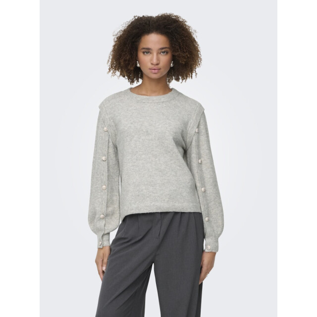 Only Onlrene life ls button o-neck cs knt melee 4219.87.0028 large