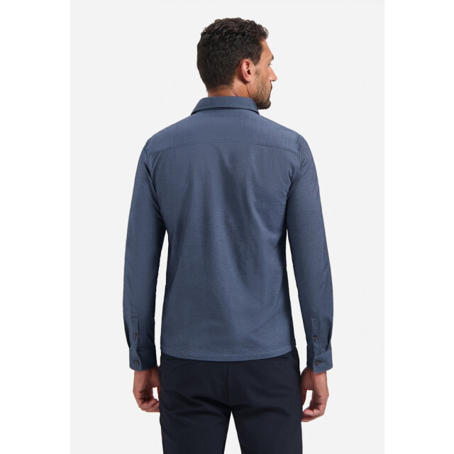 No Excess Shirt jersey blue denim 5309.35.0014 large