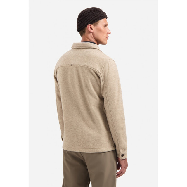 No Excess Overshirt button closure melange zand 5309.04.0001 large