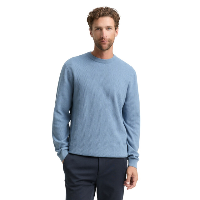 Tom Tailor Herringbone pullover licht 5219.31.0038 large