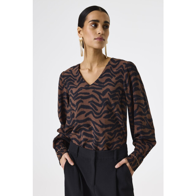 Garcia Jeans Animal print blouse dessin 4389.79.0057 large