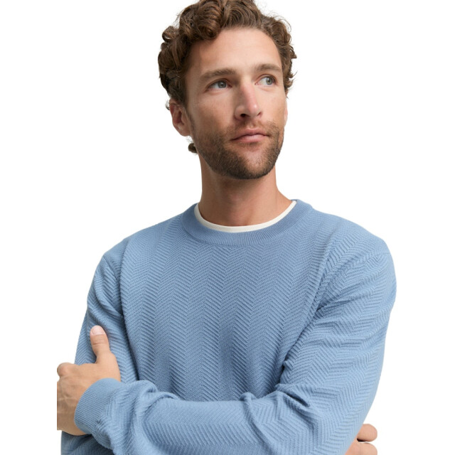 Tom Tailor Herringbone pullover licht 5219.31.0038 large