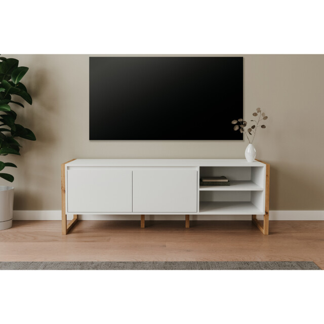 CaliCosy Tv-meubel 2 deuren en 2 vakken l160 cm denver 2929984 large