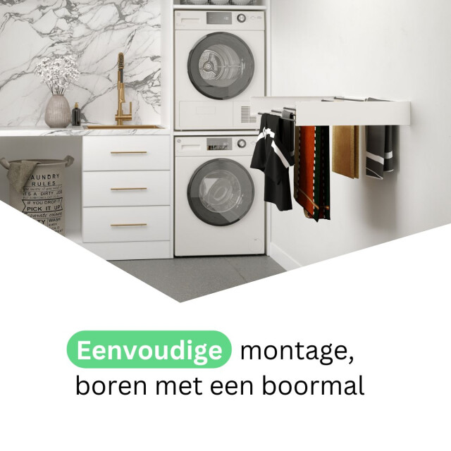 Wasophoogte ® wanddroogrek walldry 120 cm - 3260857 large