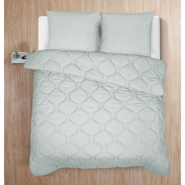 DoubleDry 2 in 1 dekbed 140x200 eenpersoons wasbaar dekbed zonder overtrek - 3289458 large