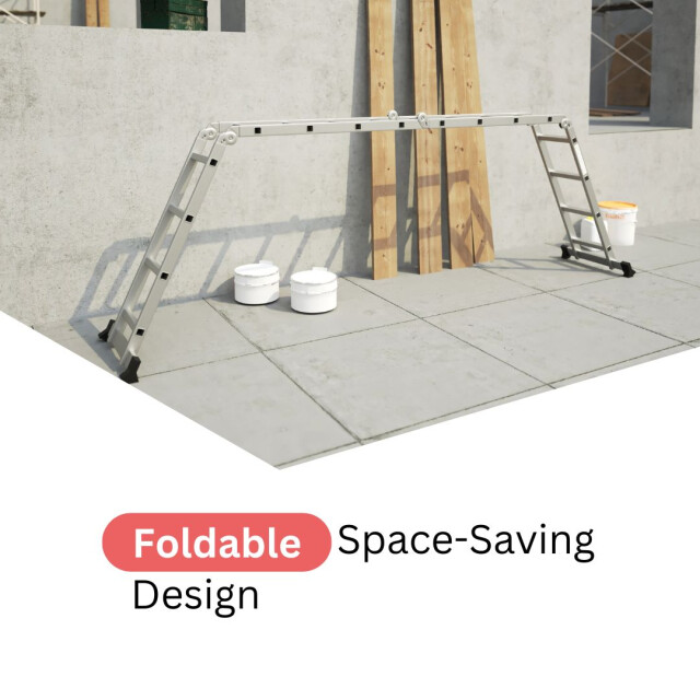 RMBO ® multifunctionele vouwladder s 4x4 smalle scharnier 3188052 large