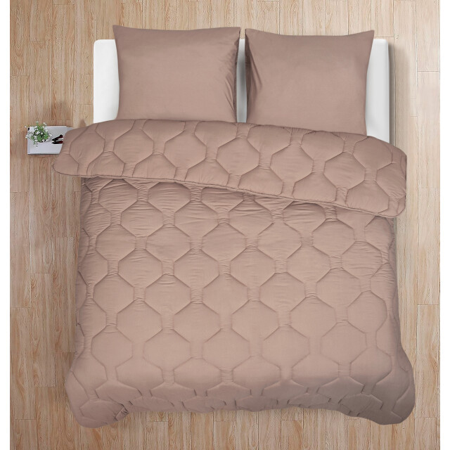 DoubleDry 2 in 1 dekbed 140x200 eenpersoons wasbaar dekbed zonder overtrek - 3289456 large