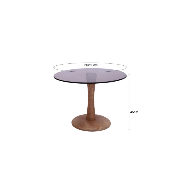 Brix bijzettafel faye almond 60x60x45cm 3286028 large
