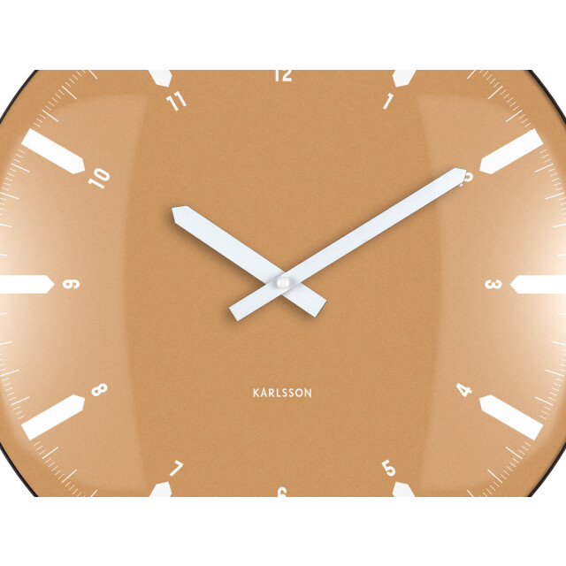 Karlsson wandklok realista dome oker- Ø35cm 3259468 large
