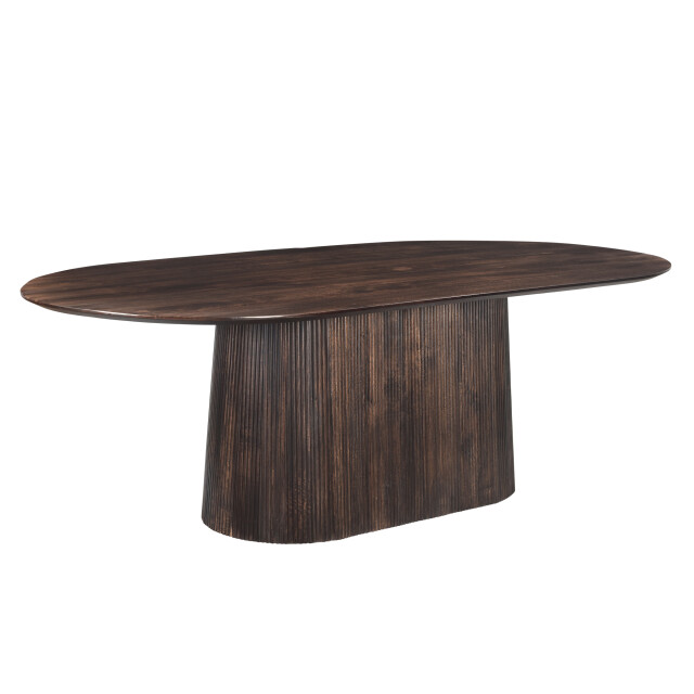 Livingfurn eetkamertafel salvator walnut 230cm mangohout 2630738 large