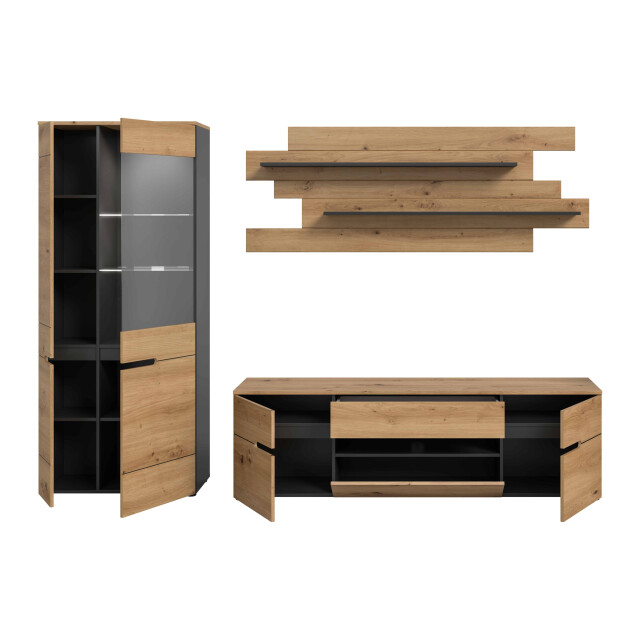 Furnilux 5-delige woonkamercombinatie 3288131 large