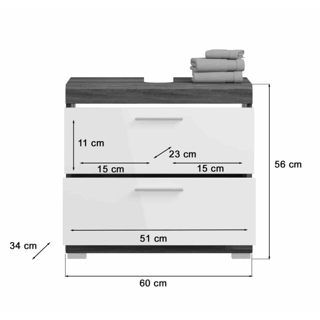 Furnilux Scout badkamerset 3255314 large