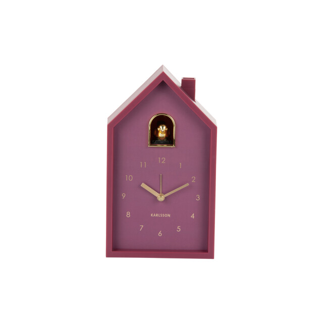 Karlsson wekker modern cuckoo oro dark mauve 3259486 large