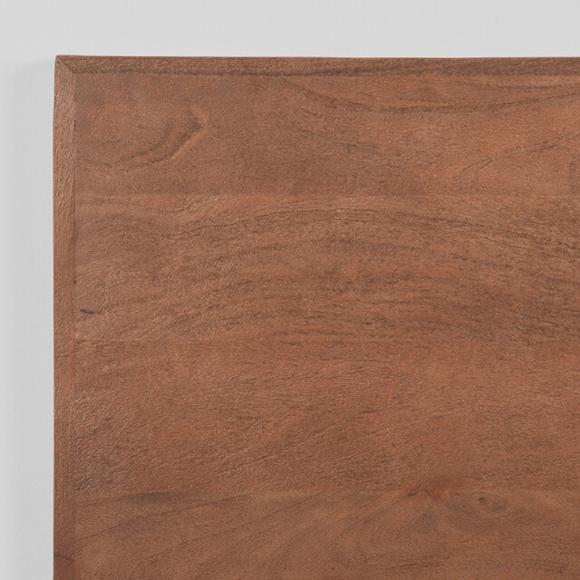 Label51 Eetkamertafel tafelblad straight edge espresso mangohout 70 cm 3183608 large