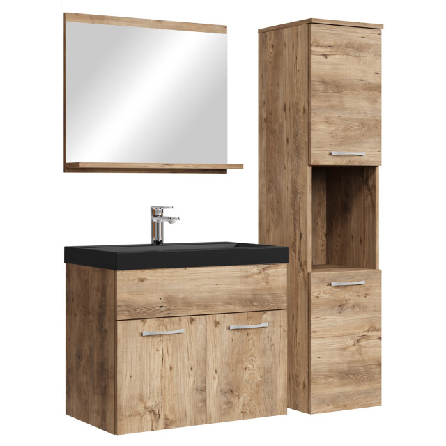 Badplaats Badkamermeubel set montreal 60 x 35 cm kastanje badmeubel 3181168 large