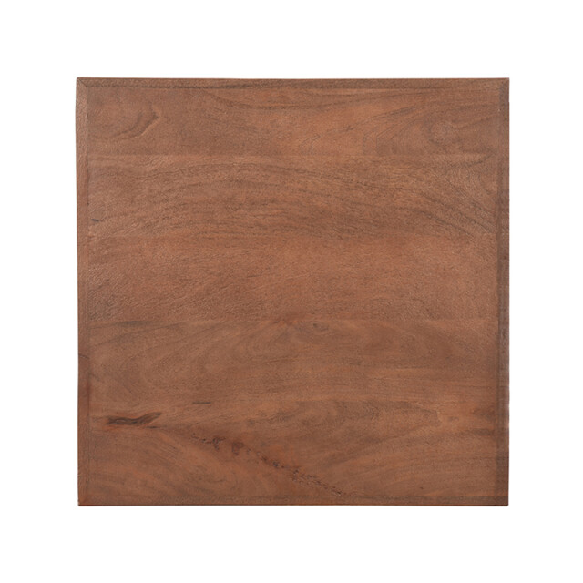 Label51 Eetkamertafel tafelblad straight edge espresso mangohout 70 cm 3183608 large