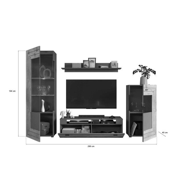 Furnilux Freno woonwandcombinatie 3256576 large