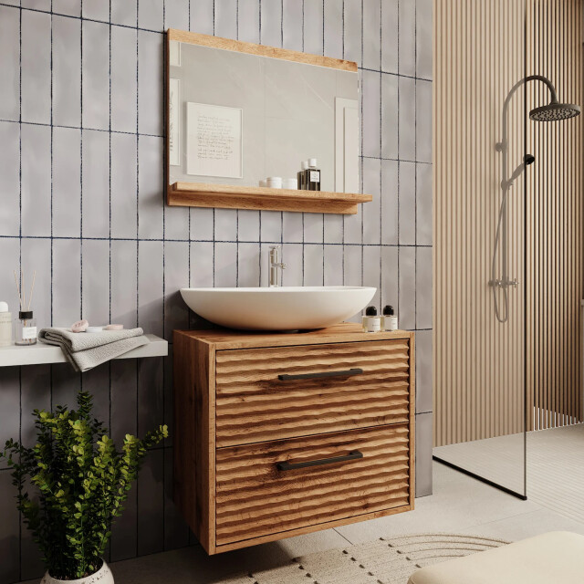 Badplaats Wastafel onderkast etna 60 x cm 35 cm x 50 cm - badkamerkast – 3180947 large