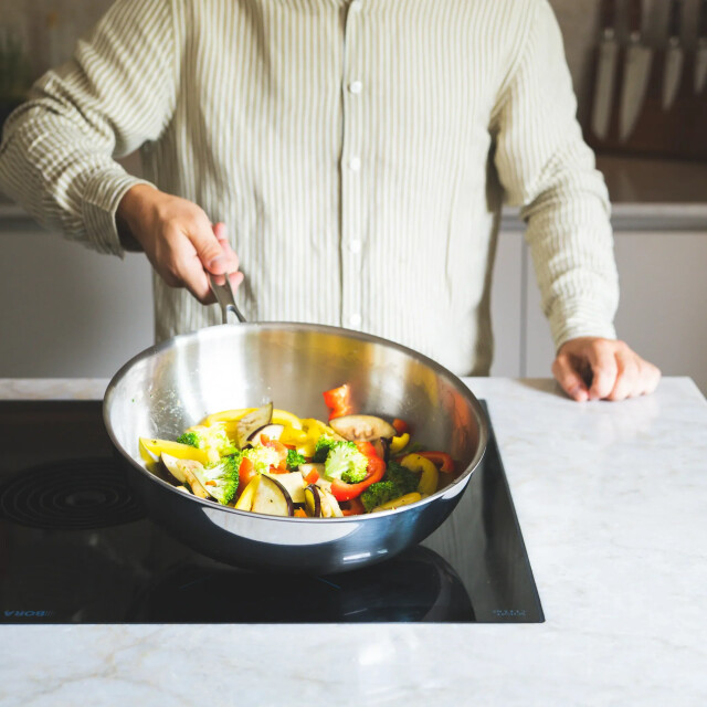 Sophior Rvs wokpan 30cm 3202667 large