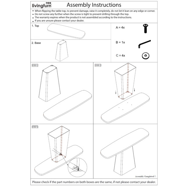 Brix wandtafel marron 40x140x76cm 3285983 large
