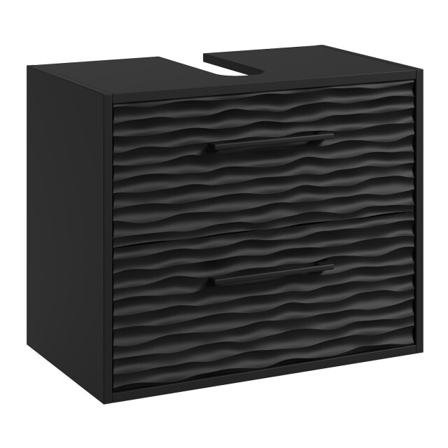 Badplaats Wastafel onderkast etna 60 x cm 35 cm x 50 cm mat zwart - 3180946 large