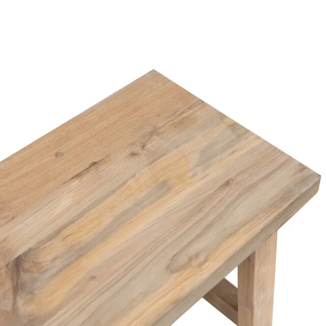 Vtw Living Houten bankje 40 cm teakhouten bankje sfeervol & compact bankje voor elke 3283697 large