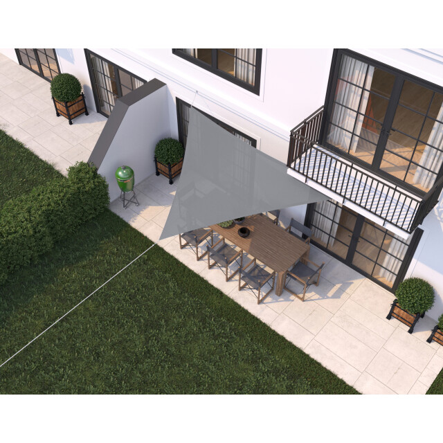 Hanse® Schaduwdoek driehoek waterdoorlatend 4x4x4 m 3306011 large