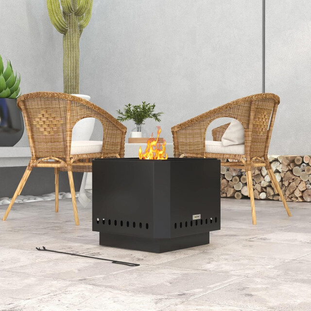4goodz Outsunny vuurkorf incl. aspook 48x48x41 cm - 3281441 large