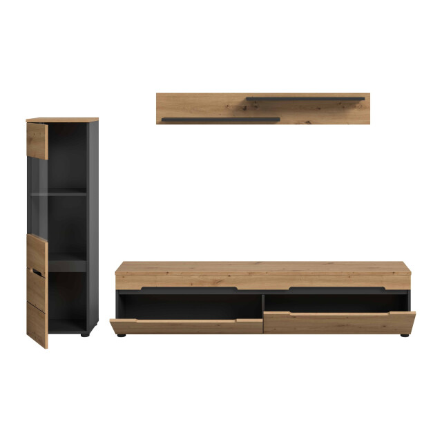Furnilux Wooncombinatie in artisan imitatie 3256450 large