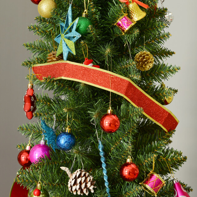 Homcom Kerstboom smal incl. standaard 210 cm - 3287949 large