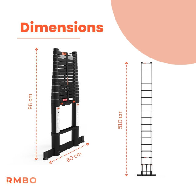 RMBO ® telescopische ladder 5,1m 3266691 large