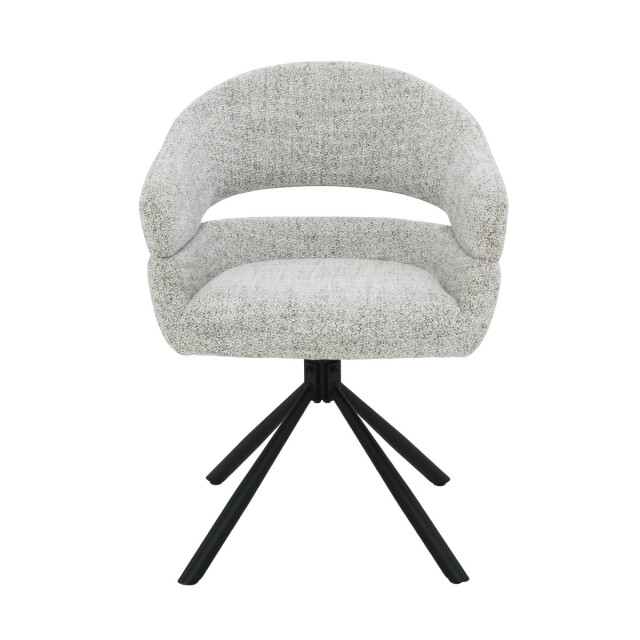 Livingfurn eetkamerstoel linn bisque oasis set van 2 62x58x85cm 3286059 large