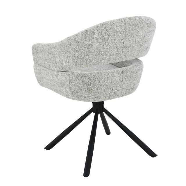 Livingfurn eetkamerstoel linn bisque oasis set van 2 62x58x85cm 3286059 large
