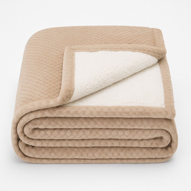 Casa di Elturo Plaid xxl 180x220 cm luxe sherpa fleece extra zacht & warm 3286619 large