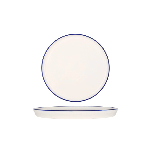 Rinart Dessertbord blue edge porselein 20 cm set van 6 3069310 large