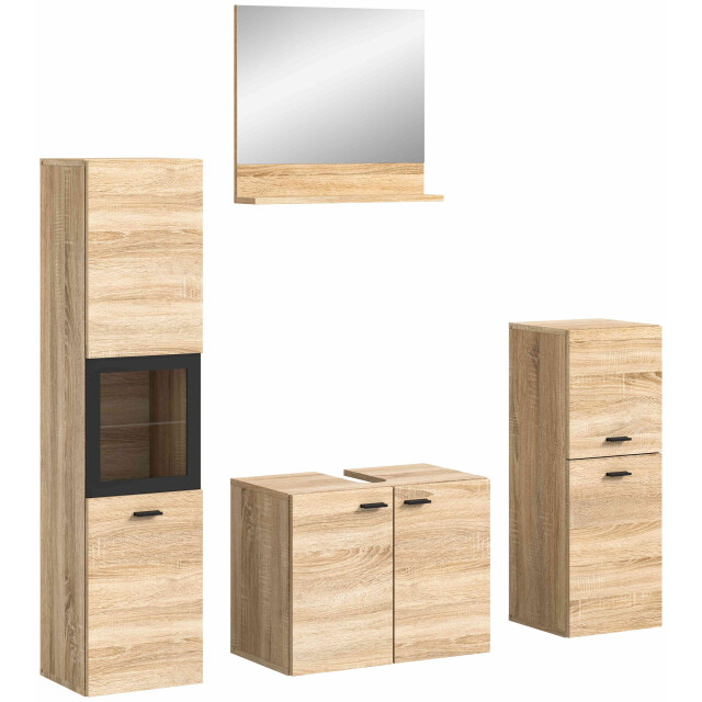 Furnilux Boston/tampa badkamercombinatie sonoma oak nb 3254701 large