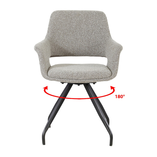 Livingfurn eetkamerstoel capp set van 2 61x61x88cm 3285980 large