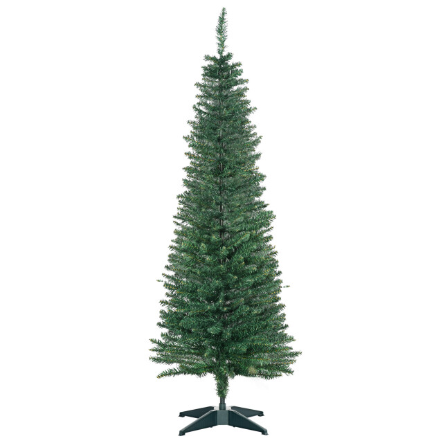Homcom Kerstboom kunstspar smal met standaard 150cm - 3287950 large