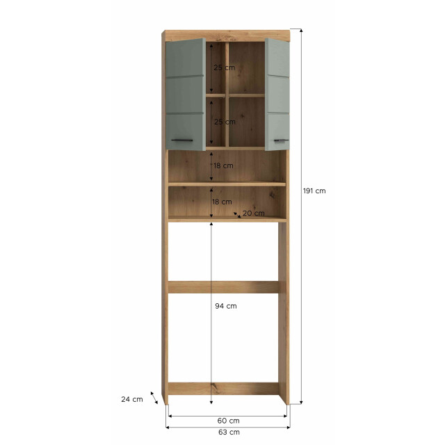 Furnilux Scout wasmachine opbouw salie mdf tz artisan nb 3253862 large