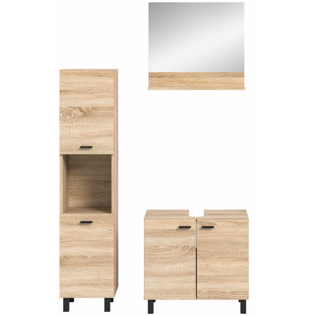 Furnilux Boston/tampa badkamercombinatie sonoma oak nb 3254402 large