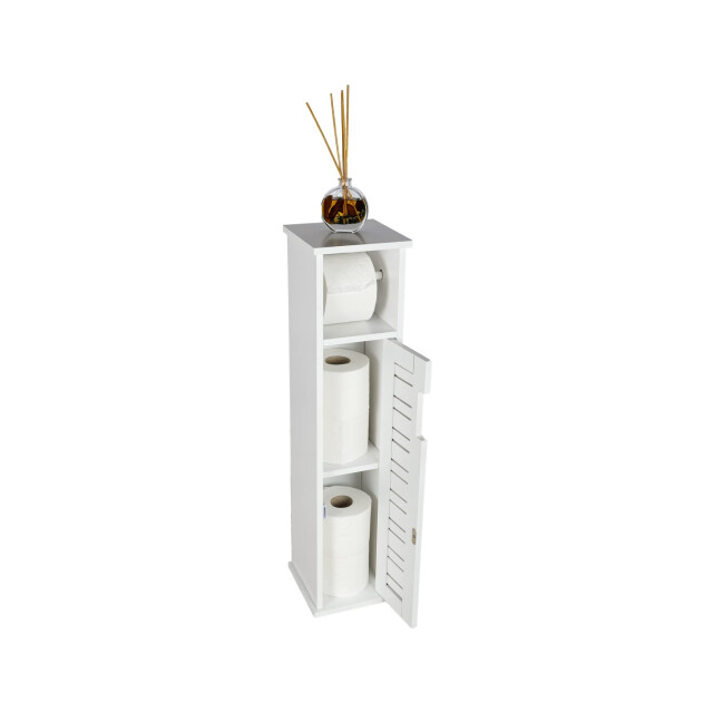 4goodz Toiletrolhouder met toiletroldispenser miami 18x18x75 cm - 3048729 large