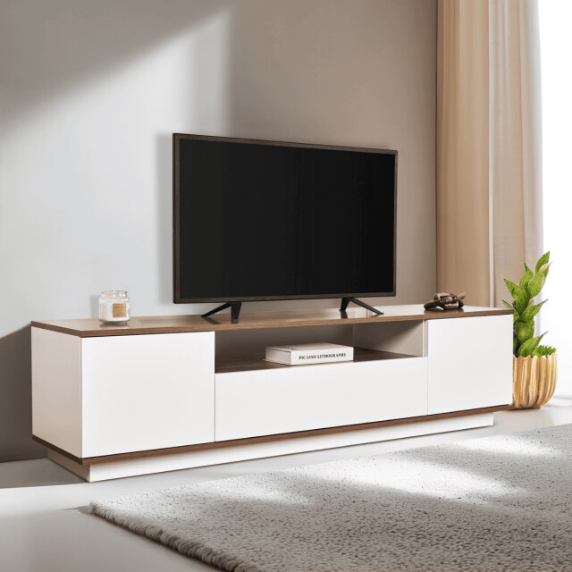 CaliCosy Tv-meubel met 3 opklapbare deuren en 1 niche l180 cm veramont 3262909 large