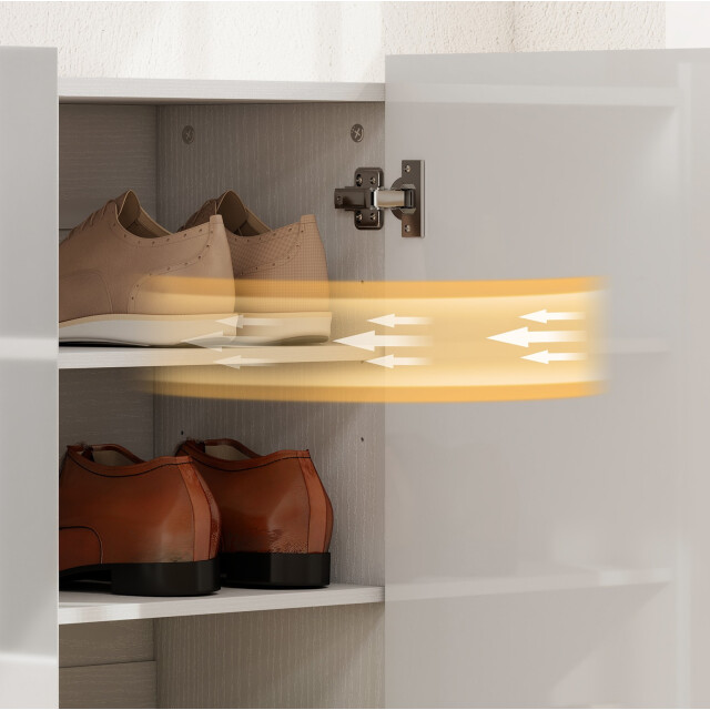 4goodz Homcom schoenenkast 20-30 paar schoenen hoogglans 3296588 large