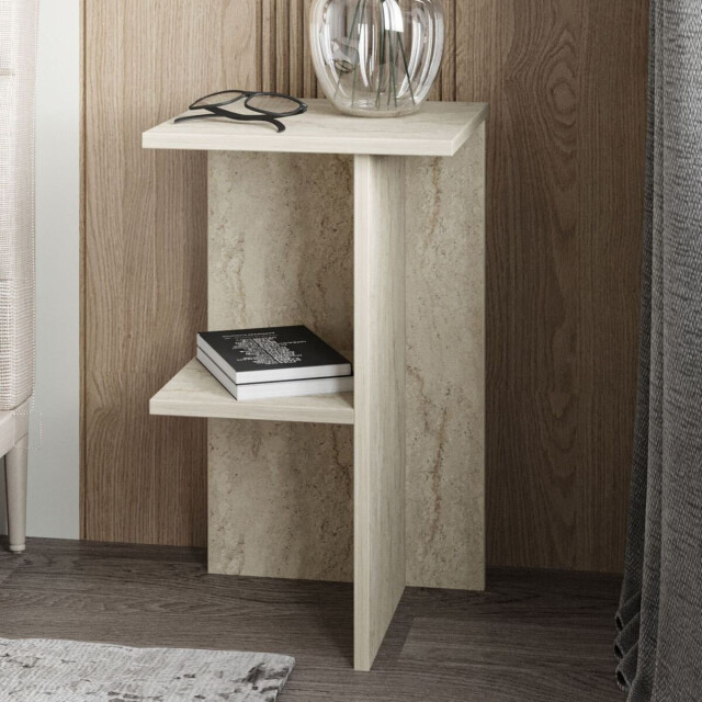 CaliCosy Vierkant nachtkastje met legplank h60 cm leray 3222868 large