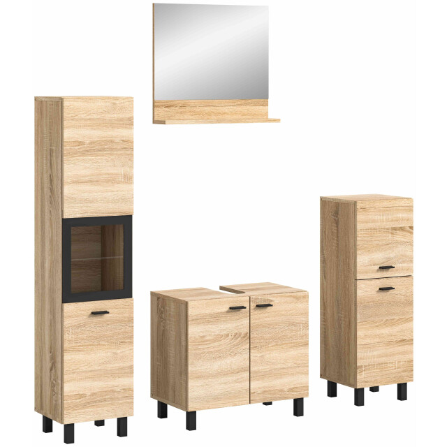 Furnilux Boston/tampa badkamercombinatie sonoma oak nb 3254701 large