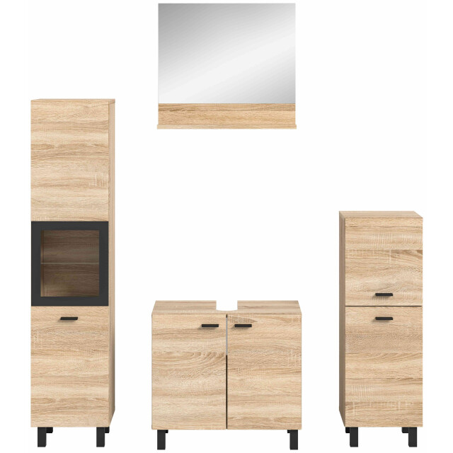 Furnilux Boston/tampa badkamercombinatie sonoma oak nb 3254701 large
