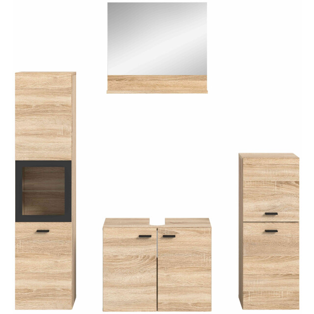 Furnilux Boston/tampa badkamercombinatie sonoma oak nb 3254701 large