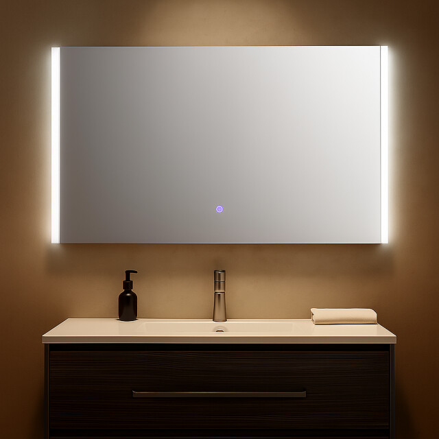 Badplaats Badkamerspiegel lima led 100 x 61 cm led verlichting badkamer 3181000 large